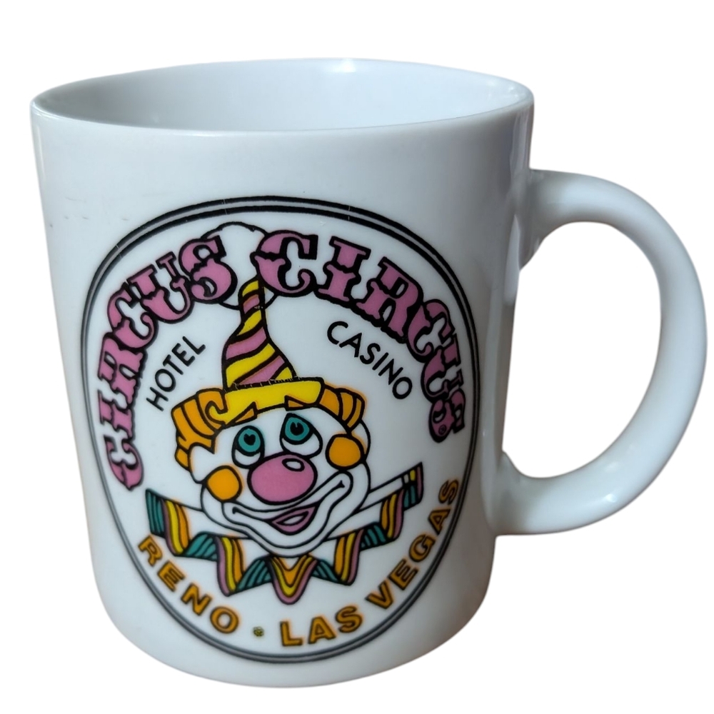 Vintage Circus Circus Hotel Casino Mug